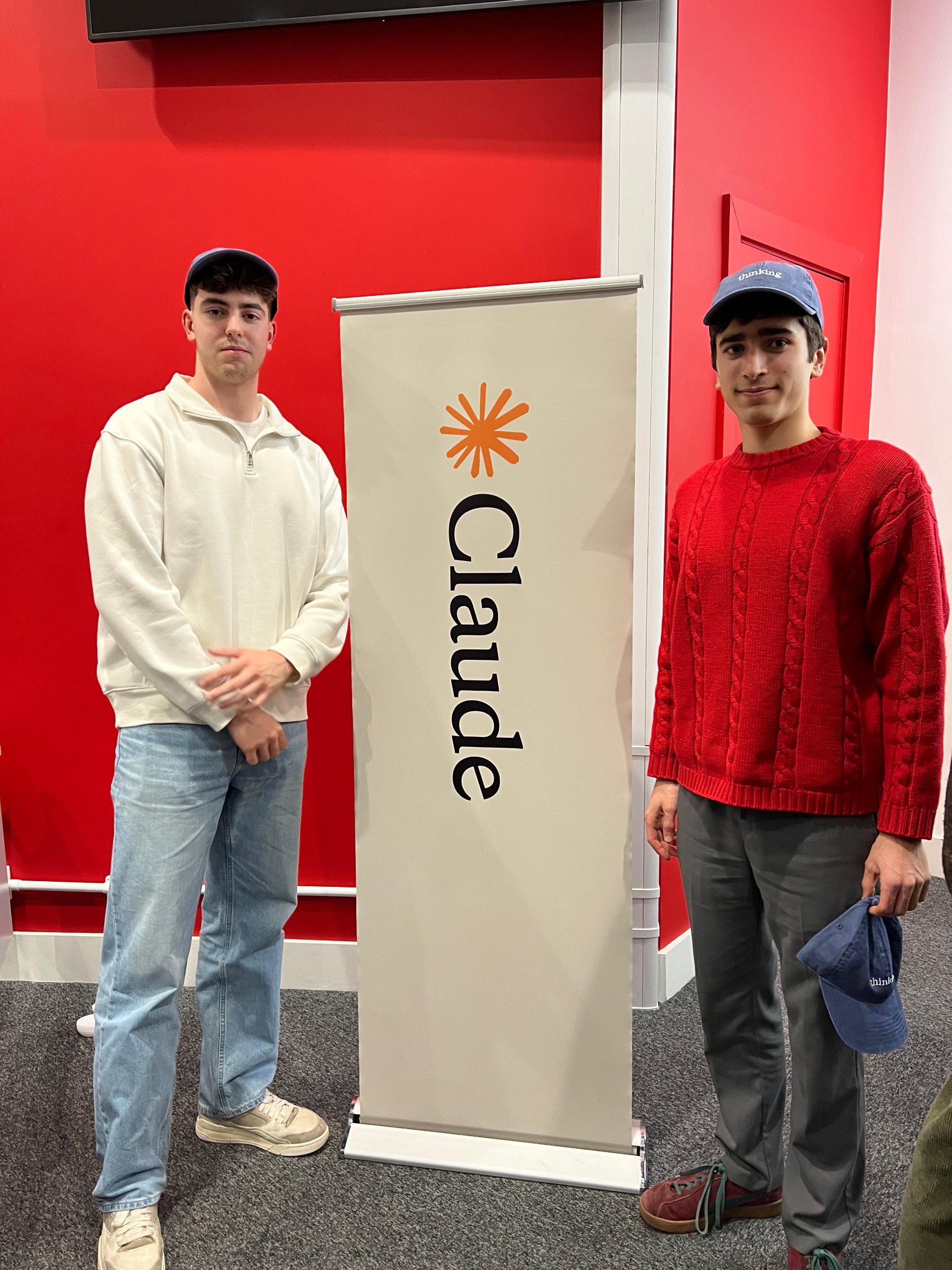 With the Claude banner and the thinking caps we got for placing 6th of 64 teams.